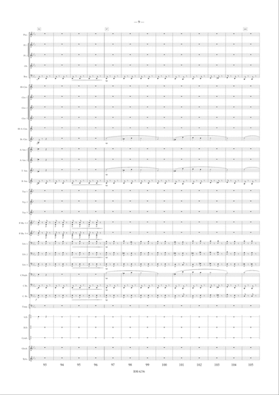 The Admiration for Wind Band The Admiration for Wind Band Concert Band scores gallery preview page 10