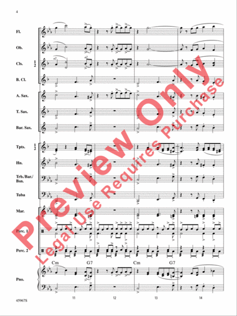 El Taco Picante Concert Band scores gallery preview page 5