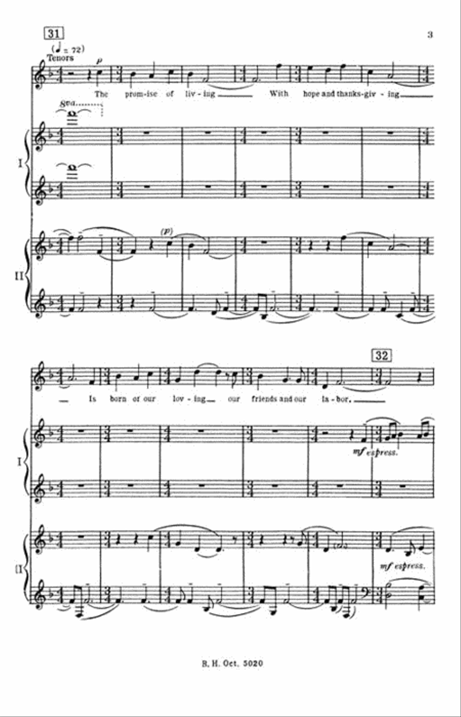 The Promise of Living Choir scores gallery preview page 2