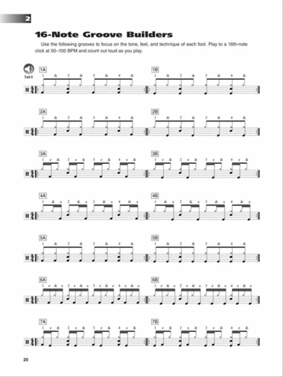 Essential Double Bass Drumming Techniques Drums scores gallery preview page 5