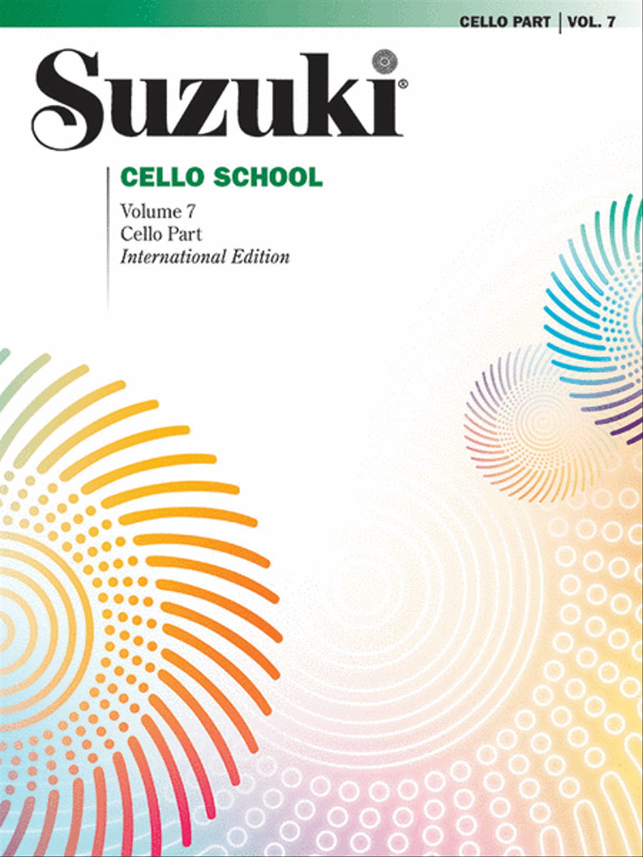 Suzuki Cello School, Volume 7 String Methods scores gallery preview page 1