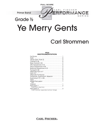 Book cover for Ye Merry Gents