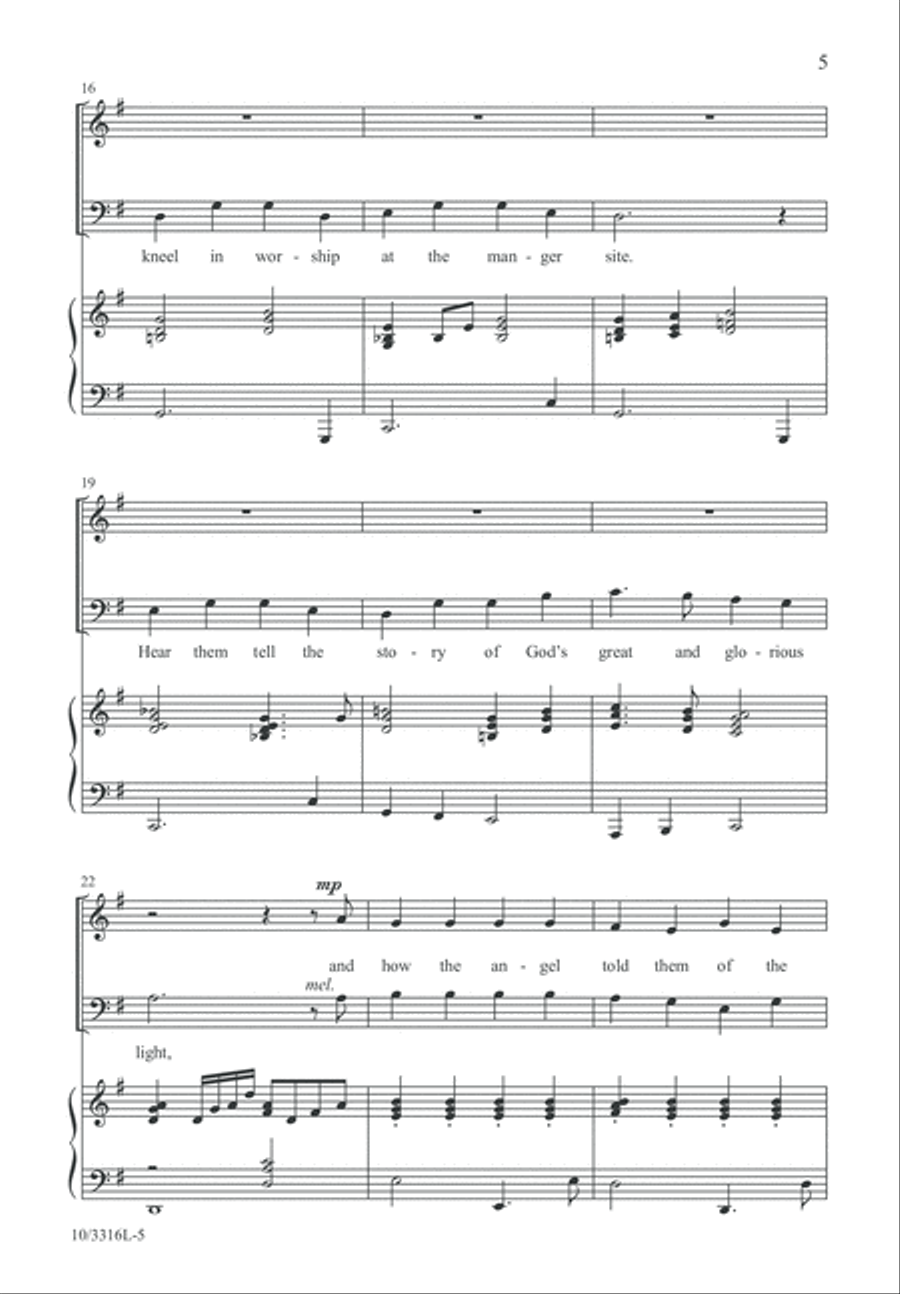 Glory Hallelujah! Glory Hallelujah! 3-Part scores gallery preview page 5