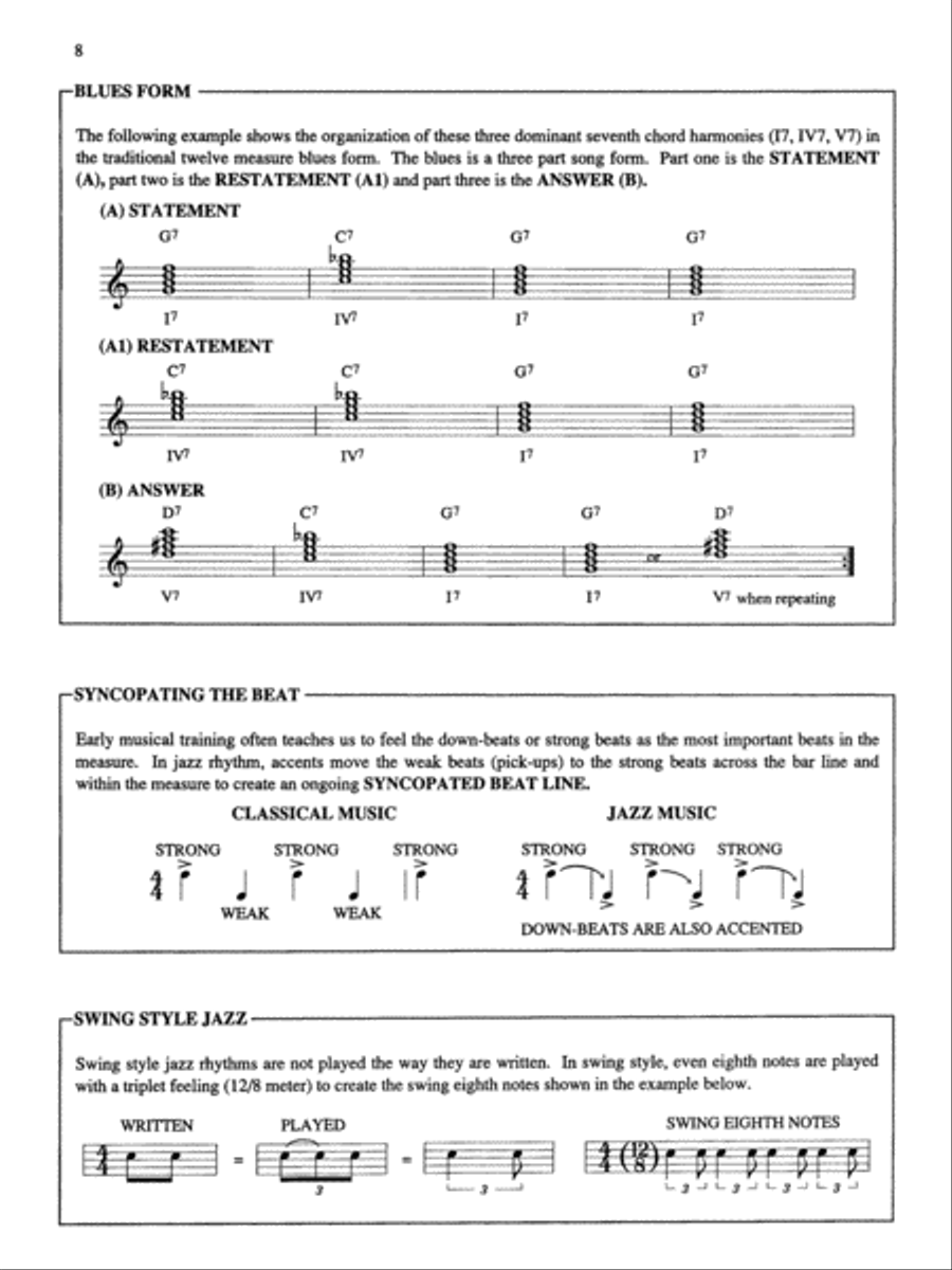 Jazz Anyone.....?, Book 1 Jazz Ensemble scores gallery preview page 8