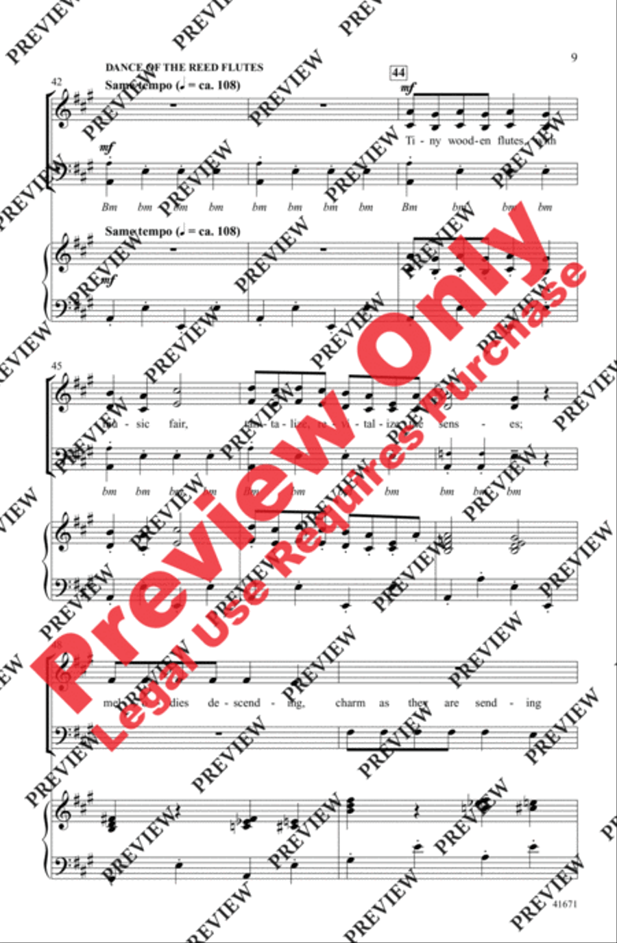 The Nutcracker . . . In About Three Minutes 3-Part scores gallery preview page 9