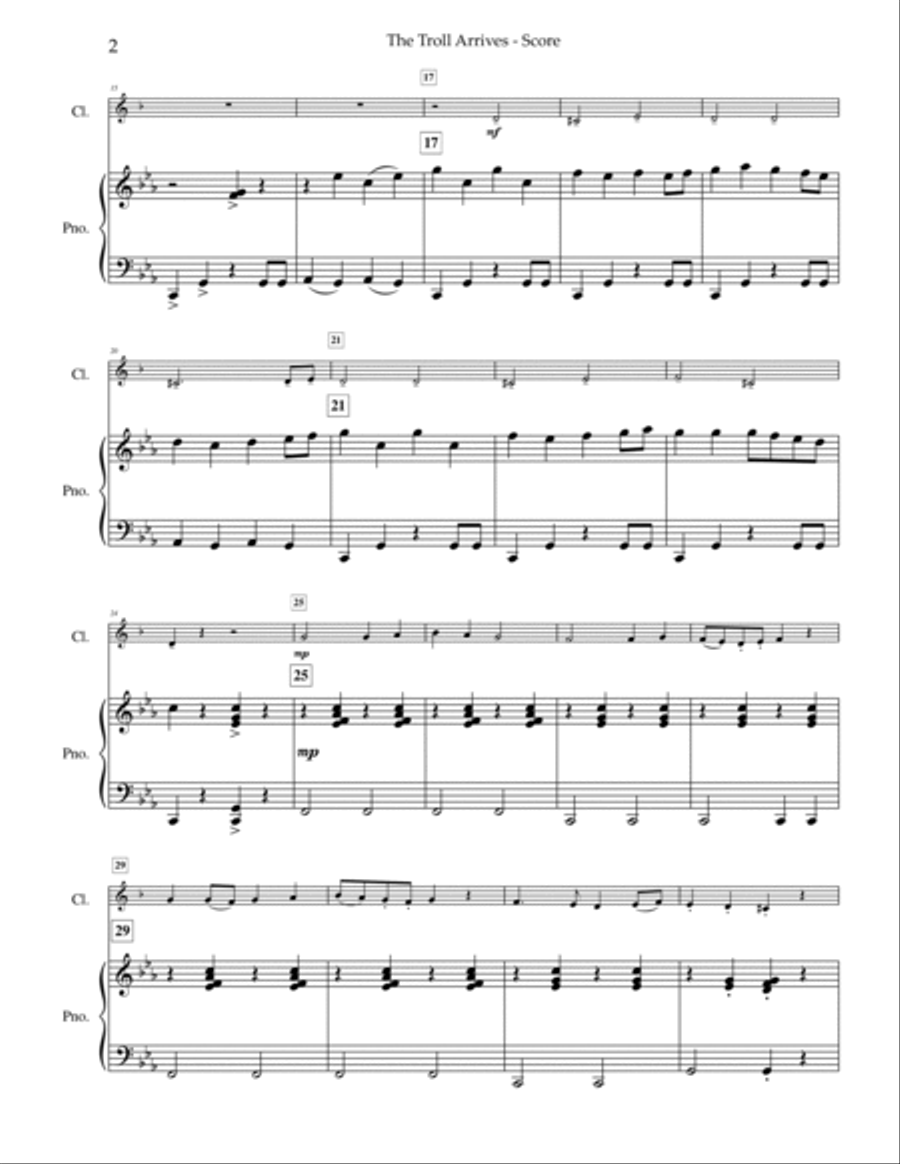 The Troll Arrives The Troll Arrives Chamber Music scores gallery preview page 3