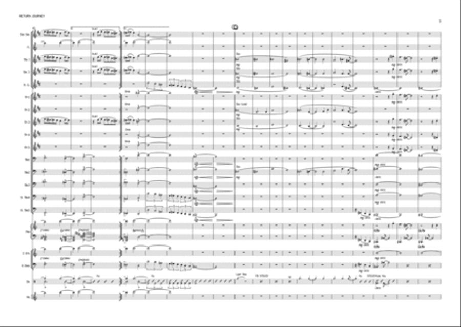 Return Journey - Big Band original by Daryl McKenzie Jazz Ensemble scores gallery preview page 4