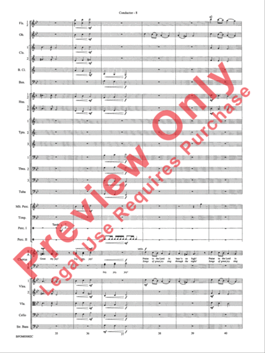 A Festival of Carols Full Orchestra scores gallery preview page 11
