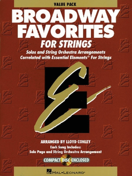 Essential Elements Broadway Favorites for Strings image number null