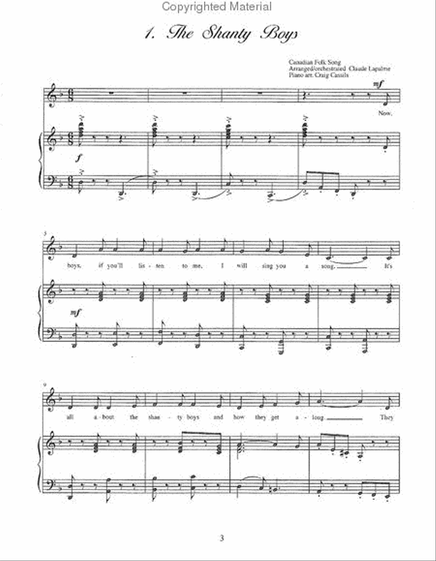 Sing With the Symphony, Volume 2 Unison Choir scores gallery preview page 4