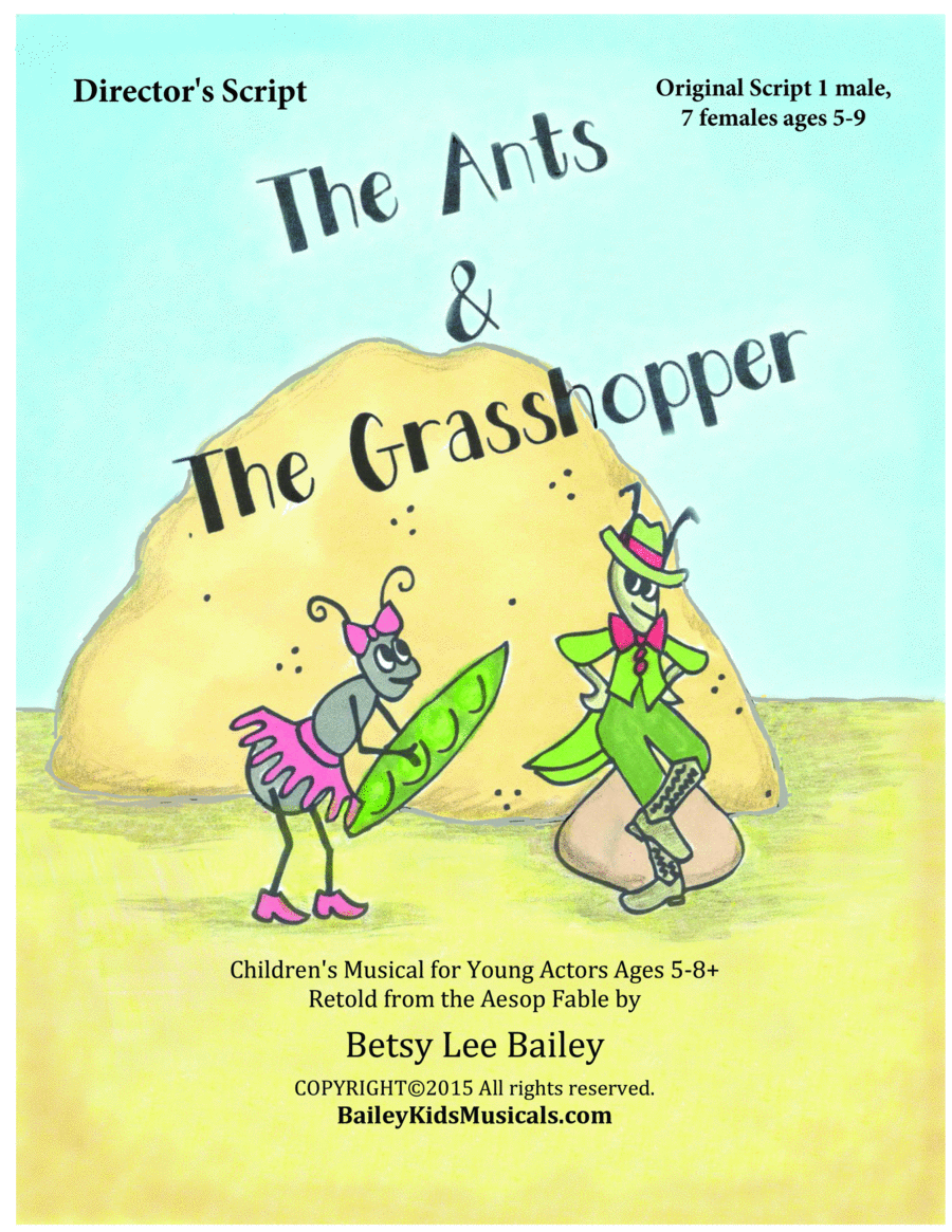 The Ants and the Grasshopper - original script Small Ensemble scores gallery preview page 1