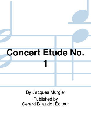 Concert Etude No. 1
