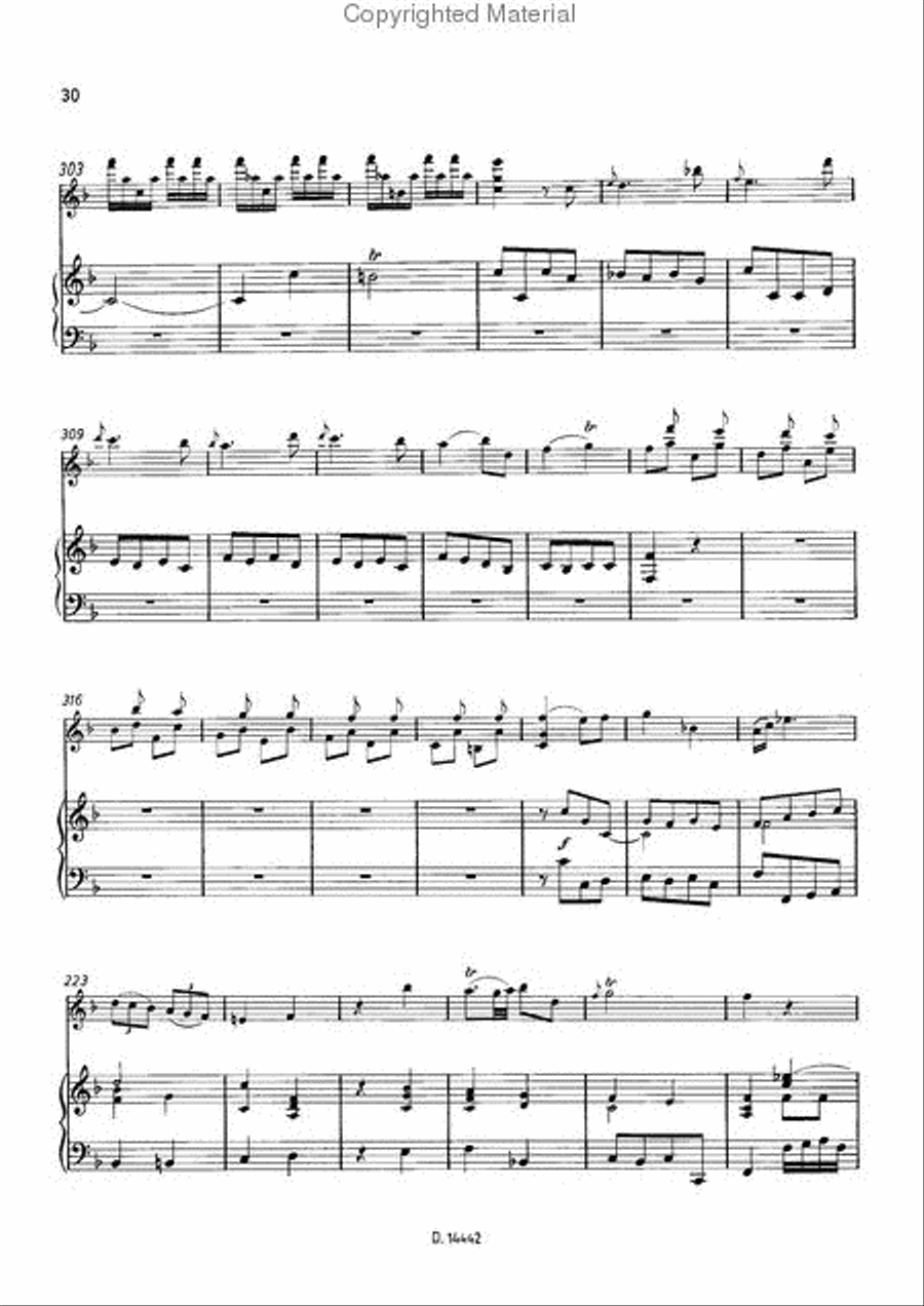 Concerto F-Dur Concerto F-Dur School and Community scores gallery preview page 31