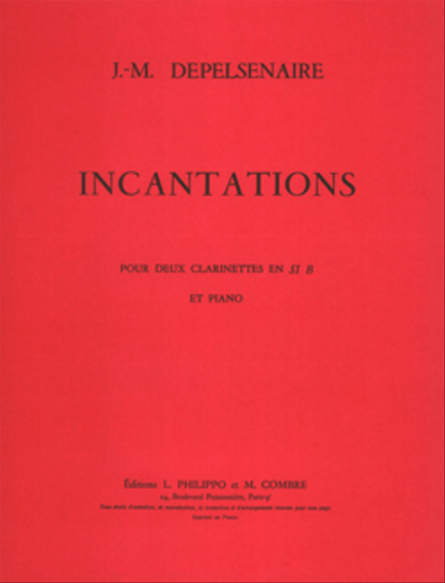 Incantations Clarinet Duet scores gallery preview page 1