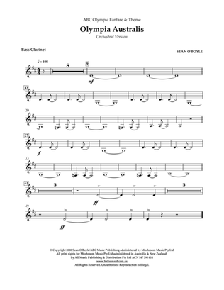 Olympia Australis (Orchestra) - Bass Clarinet