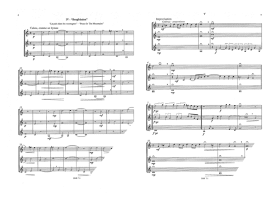 5 Trios & 3 Quartets 5 Trios & 3 Quartets Alphorn scores gallery preview page 4