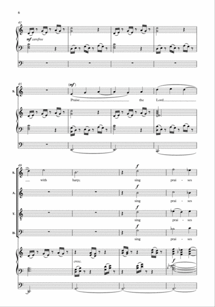 Rejoice in the Lord Rejoice in the Lord 4-Part scores gallery preview page 6