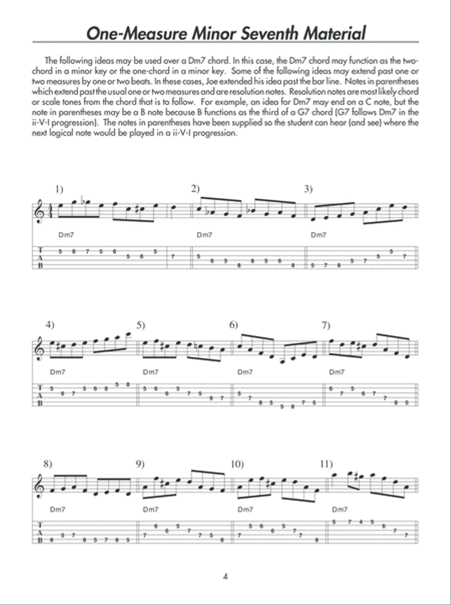 Essential Jazz Lines in the Style of Joe Pass - Guitar Edition Electric Guitar scores gallery preview page 5