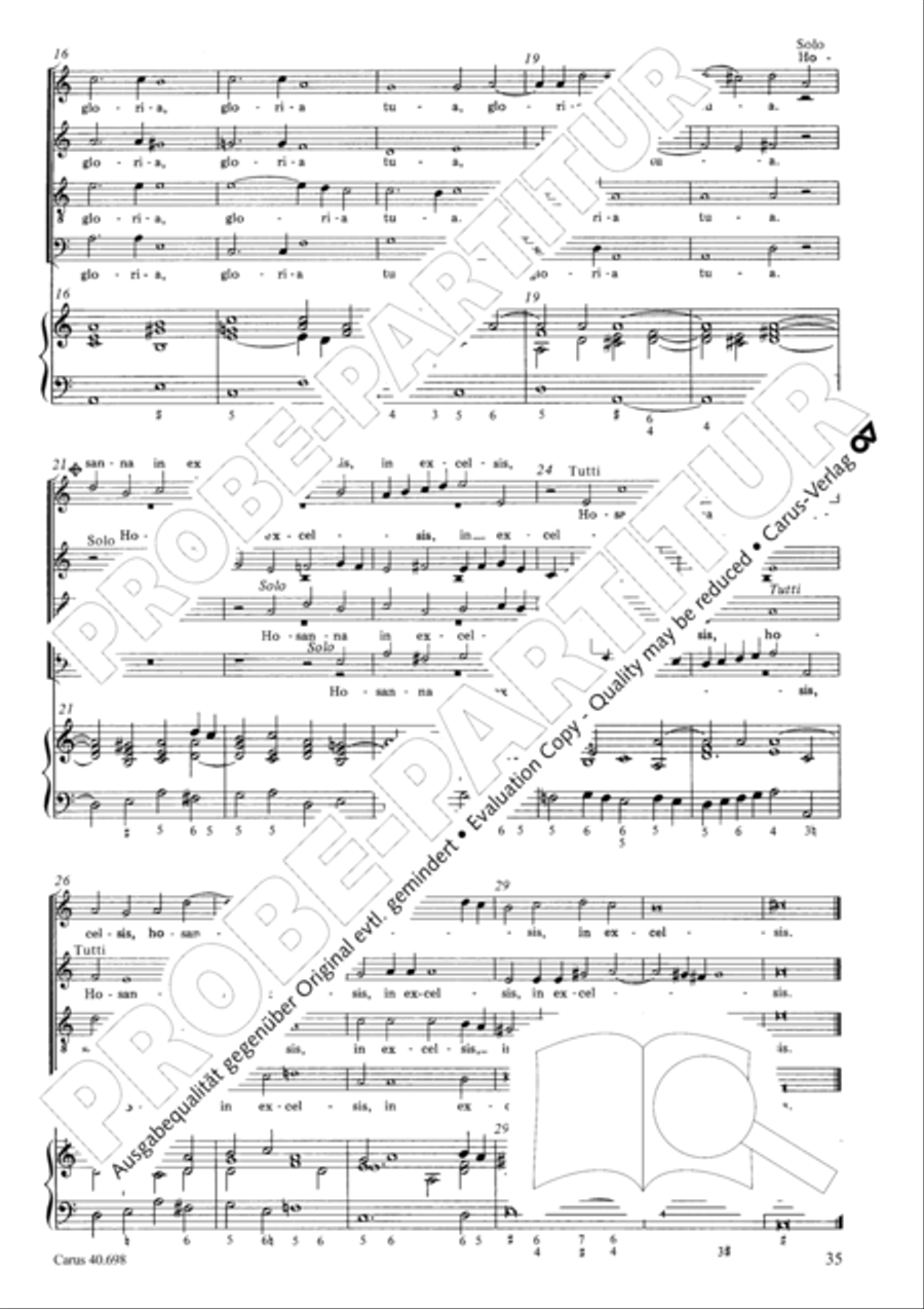 Messa breve SSATB scores gallery preview page 36