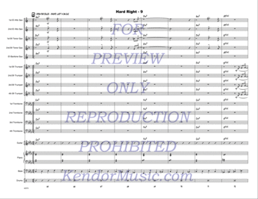 Hard Right Jazz Ensemble scores gallery preview page 10