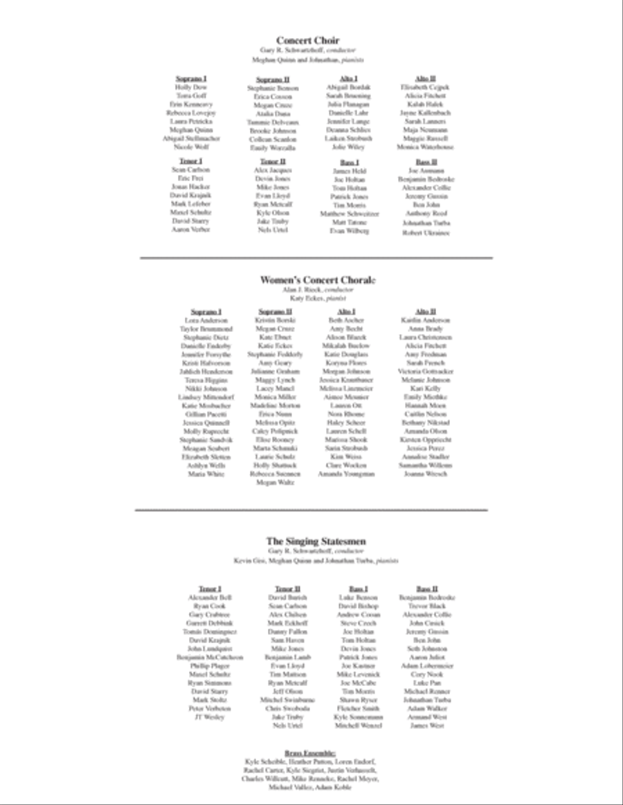 Take Up The Song (CD Recording) CD scores gallery preview page 2