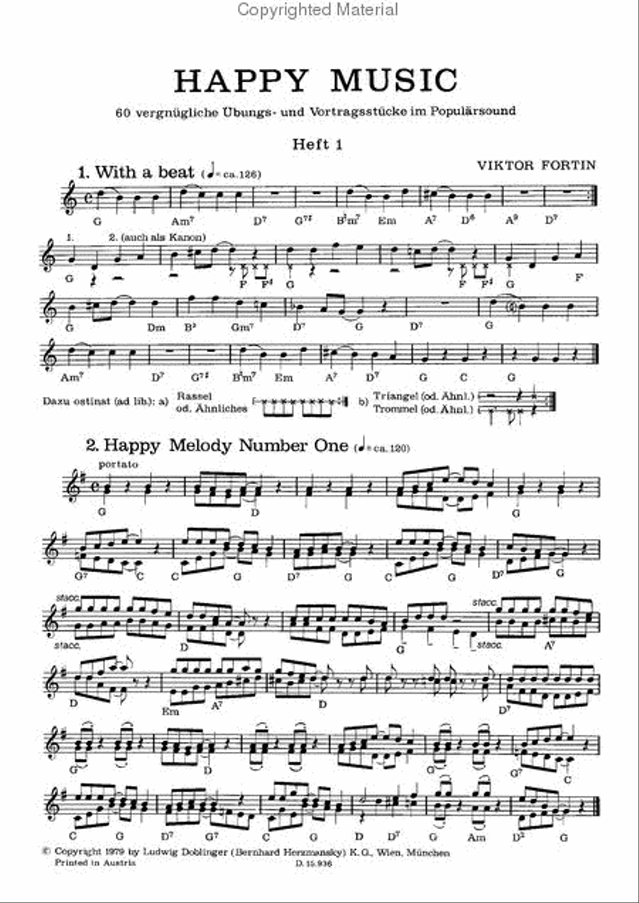 Happy Music Heft 1 School and Community scores gallery preview page 2