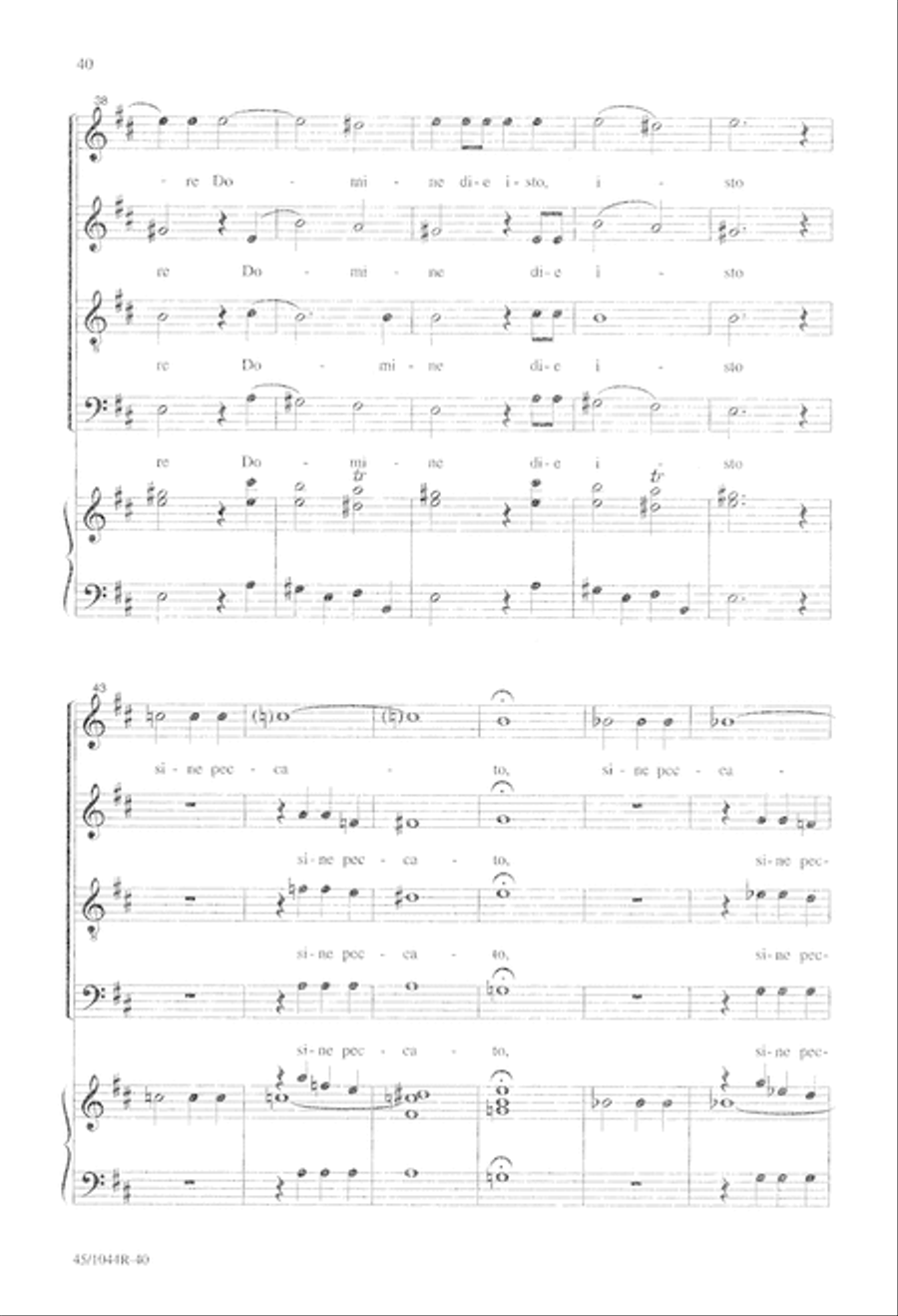 Te Deum Choral Score Te Deum Choral Score 4-Part scores gallery preview page 42