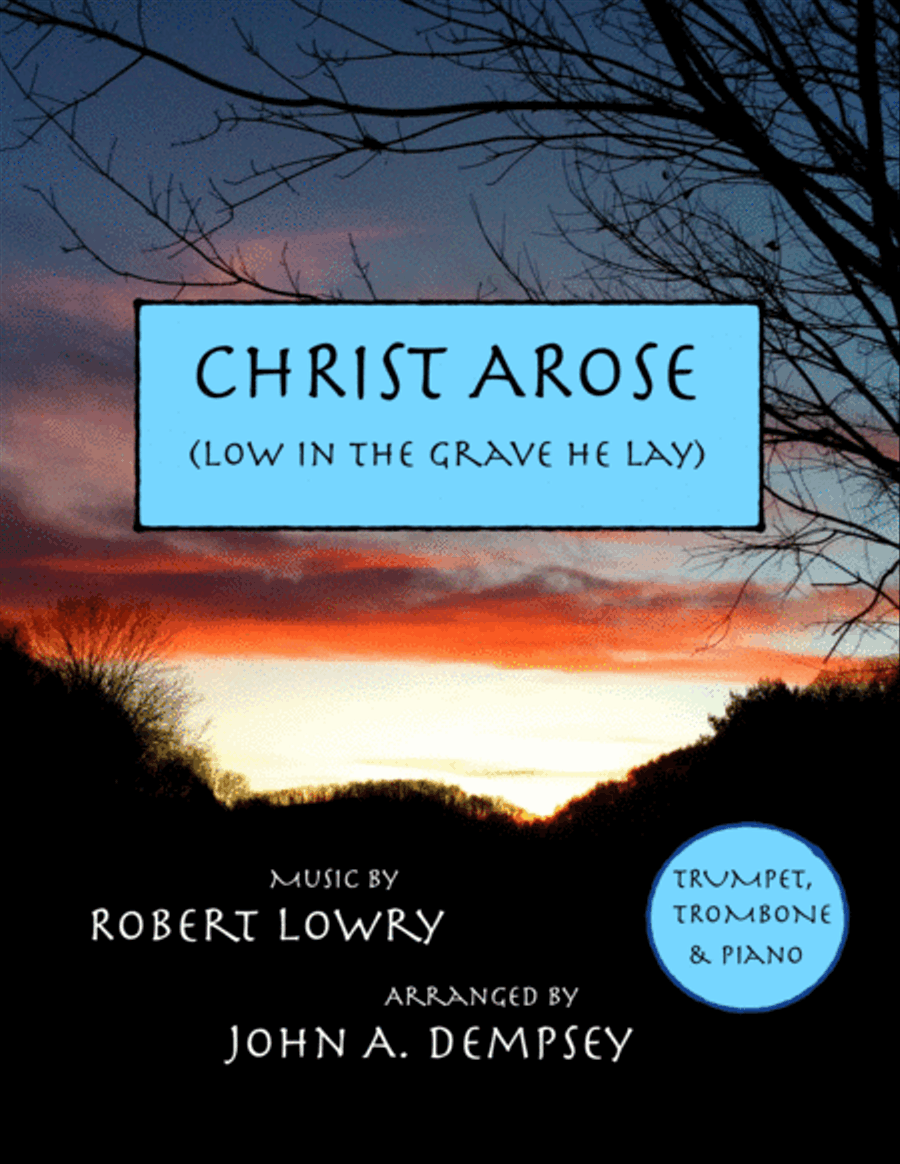 He Arose (Trio for Trumpet, Trombone and Piano) Brass Trio scores gallery preview page 1