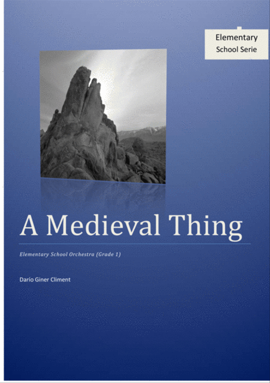 A Medieval Thing (orchestra) String Orchestra scores gallery preview page 1