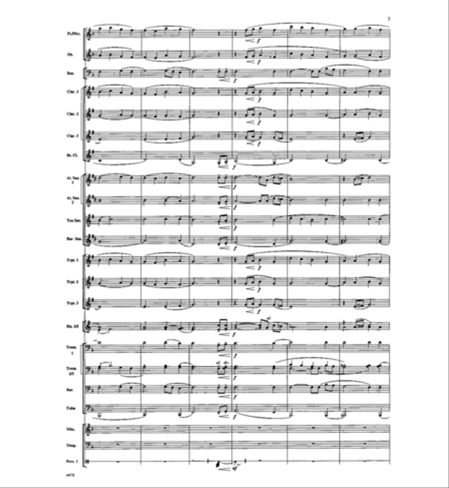 How Firm Thy Friendship Concert Band scores gallery preview page 8