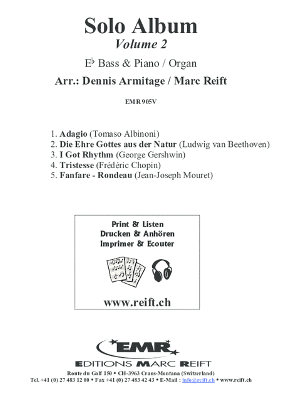 Solo Album Volume 02 Organ scores gallery preview page 2