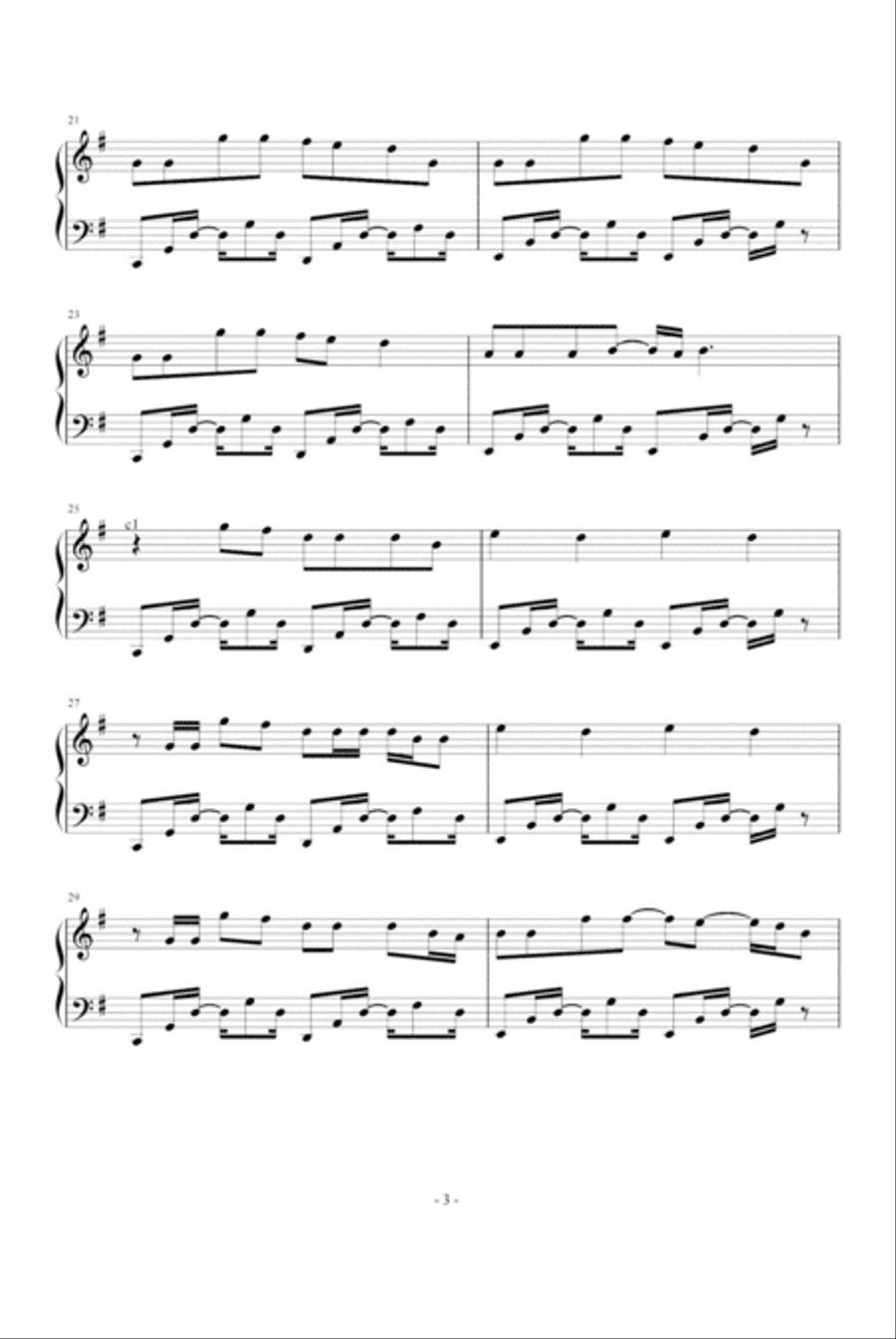 The Way I Still Love You Piano Solo scores gallery preview page 3