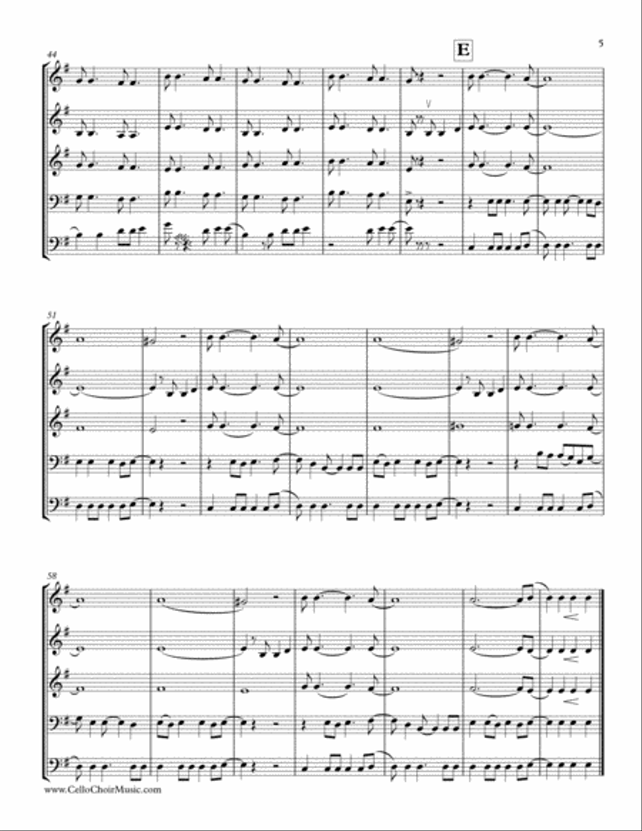 Happy String Quintet scores gallery preview page 5