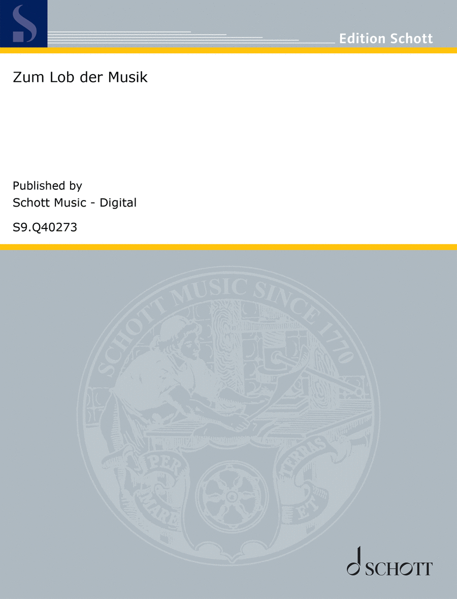 Zum Lob der Musik TB scores gallery preview page 1
