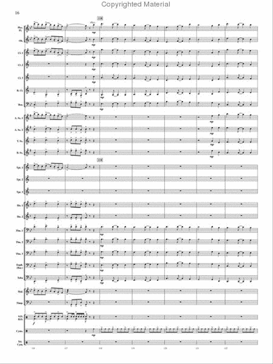 Ouverture Internationale Ouverture Internationale Concert Band scores gallery preview page 17