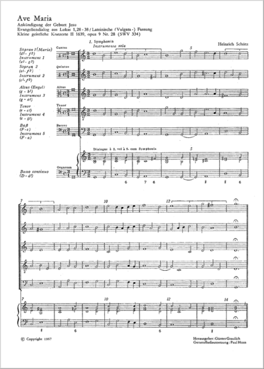 Ave Maria gratia plena SA scores gallery preview page 2