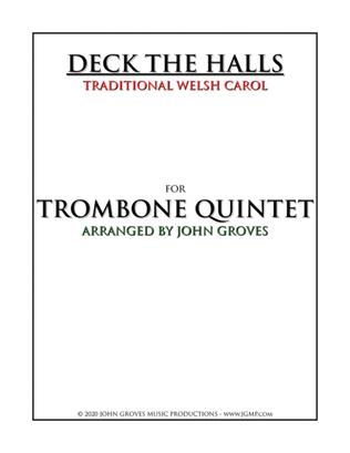 Book cover for Deck The Halls - Trombone Quintet