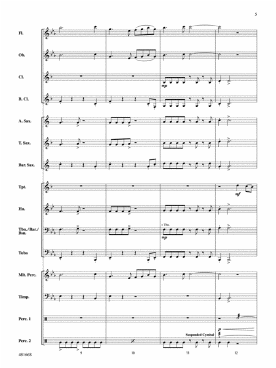 Exultation: Score Concert Band scores gallery preview page 5