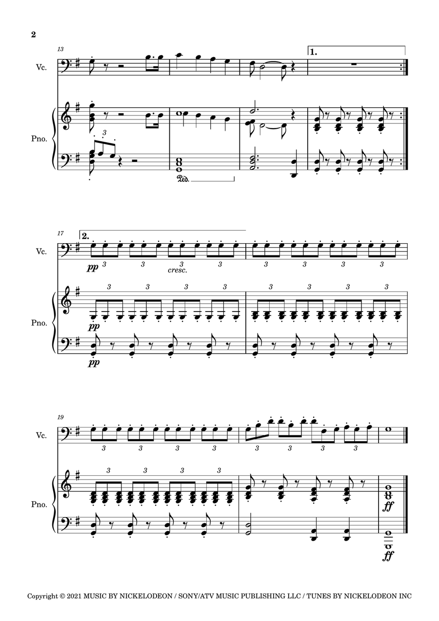 Into The Thick Of It Piano scores gallery preview page 3