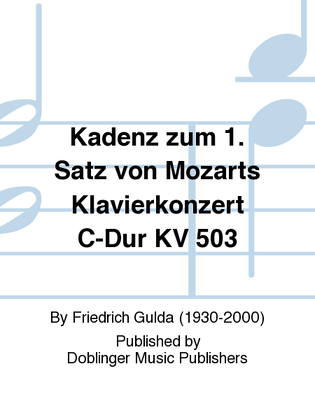 Kadenz zum 1. Satz von Mozarts Klavierkonzert C-Dur KV 503