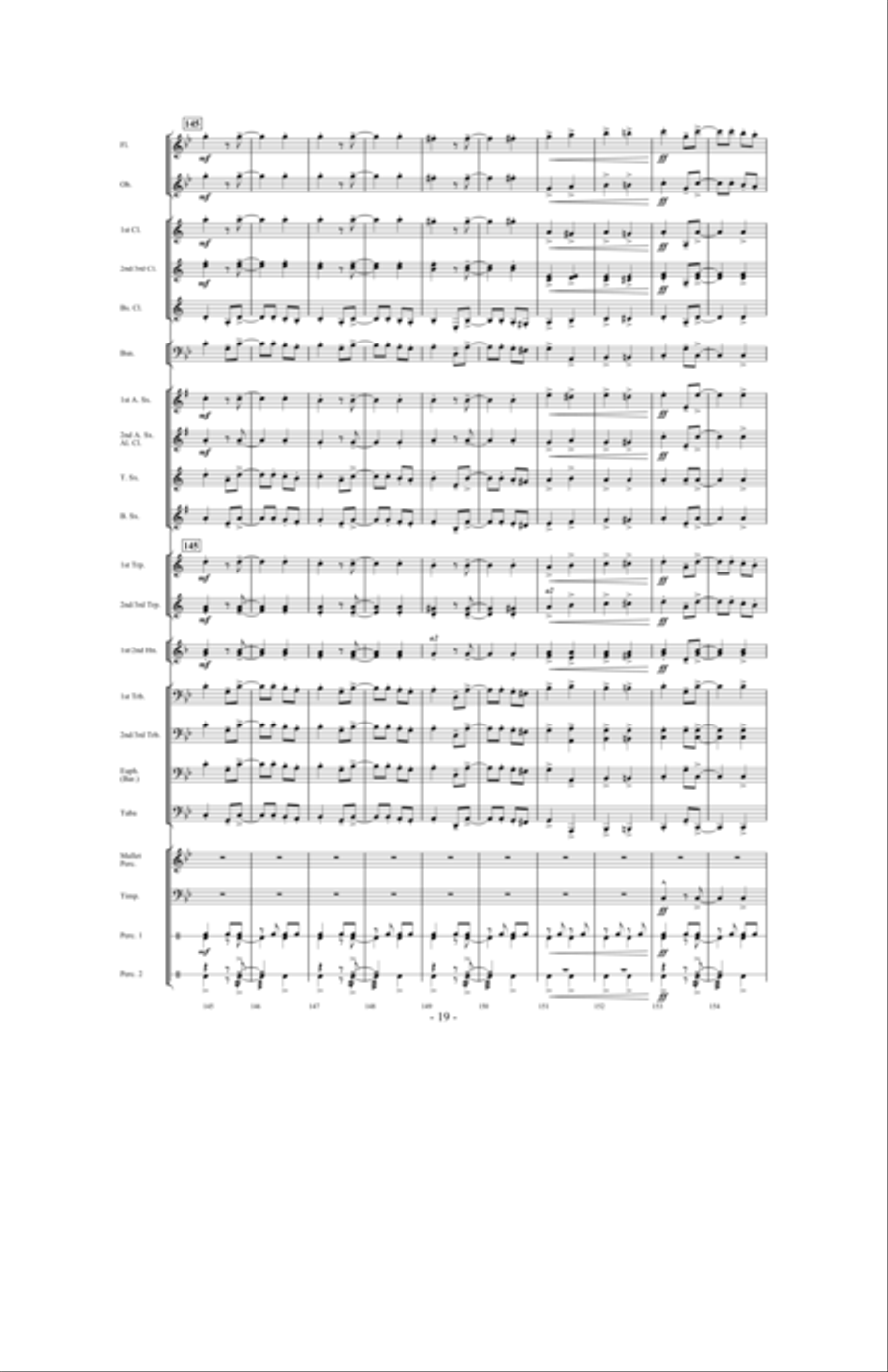 Gypsy Caravan Concert Band scores gallery preview page 18