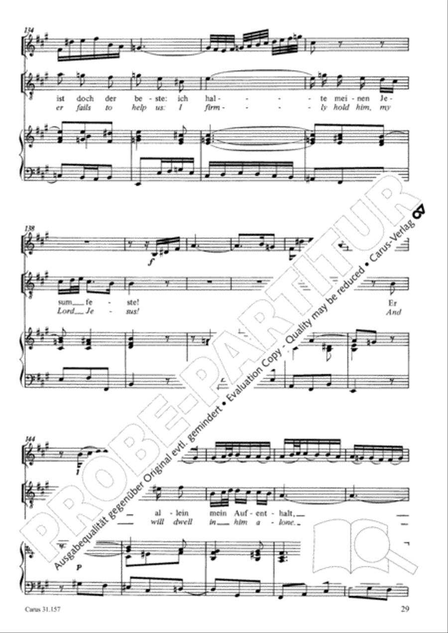 Lord, do not depart until I am blessed (Ich lasse dich nicht, du segnest mich denn) TB scores gallery preview page 30