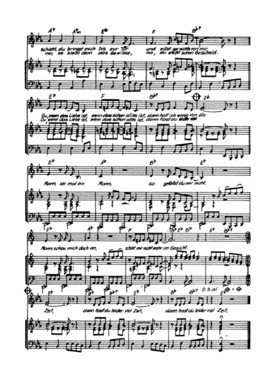 Du, wenn das Liebe ist Du, wenn das Liebe ist Voice scores gallery preview page 4