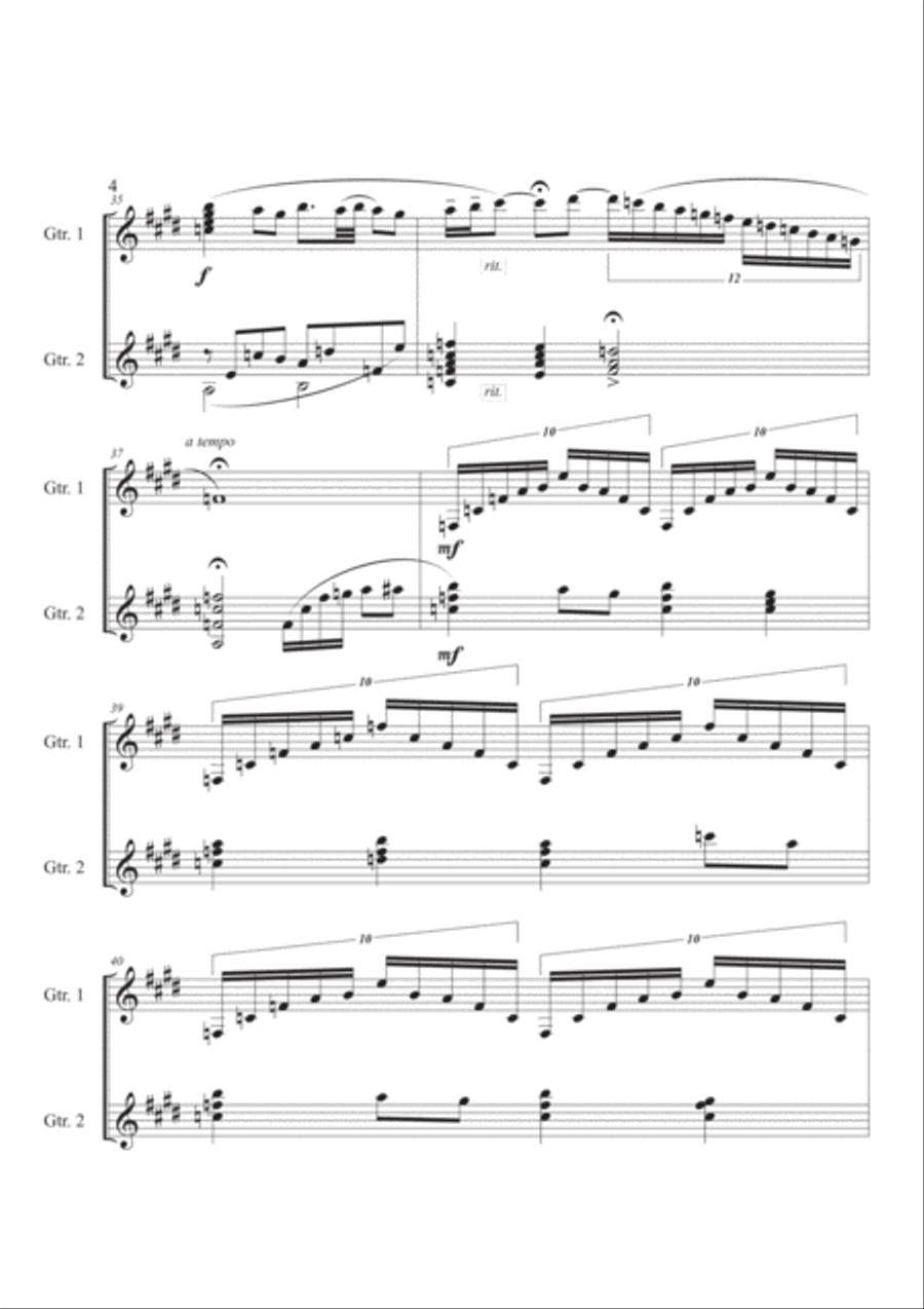 Guitar Duet Guitar scores gallery preview page 4