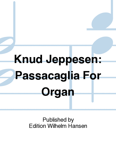 Passacaglia For Organ