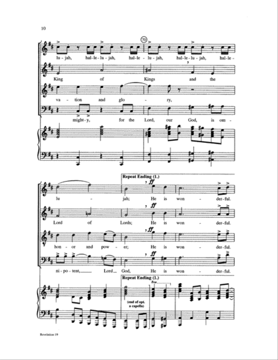 Revelation 19 Revelation 19 Choir scores gallery preview page 10