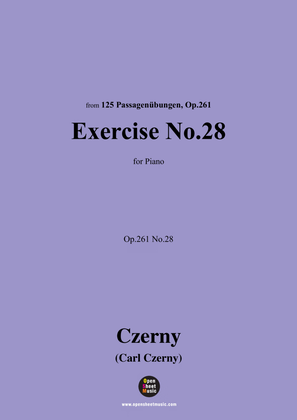 C. Czerny-Exercise No.28,Op.261 No.28