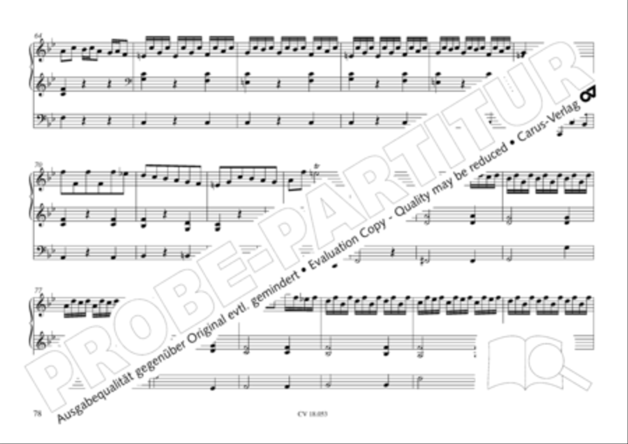 Das Husumer Orgelbuch von 1758 Organ Solo scores gallery preview page 79