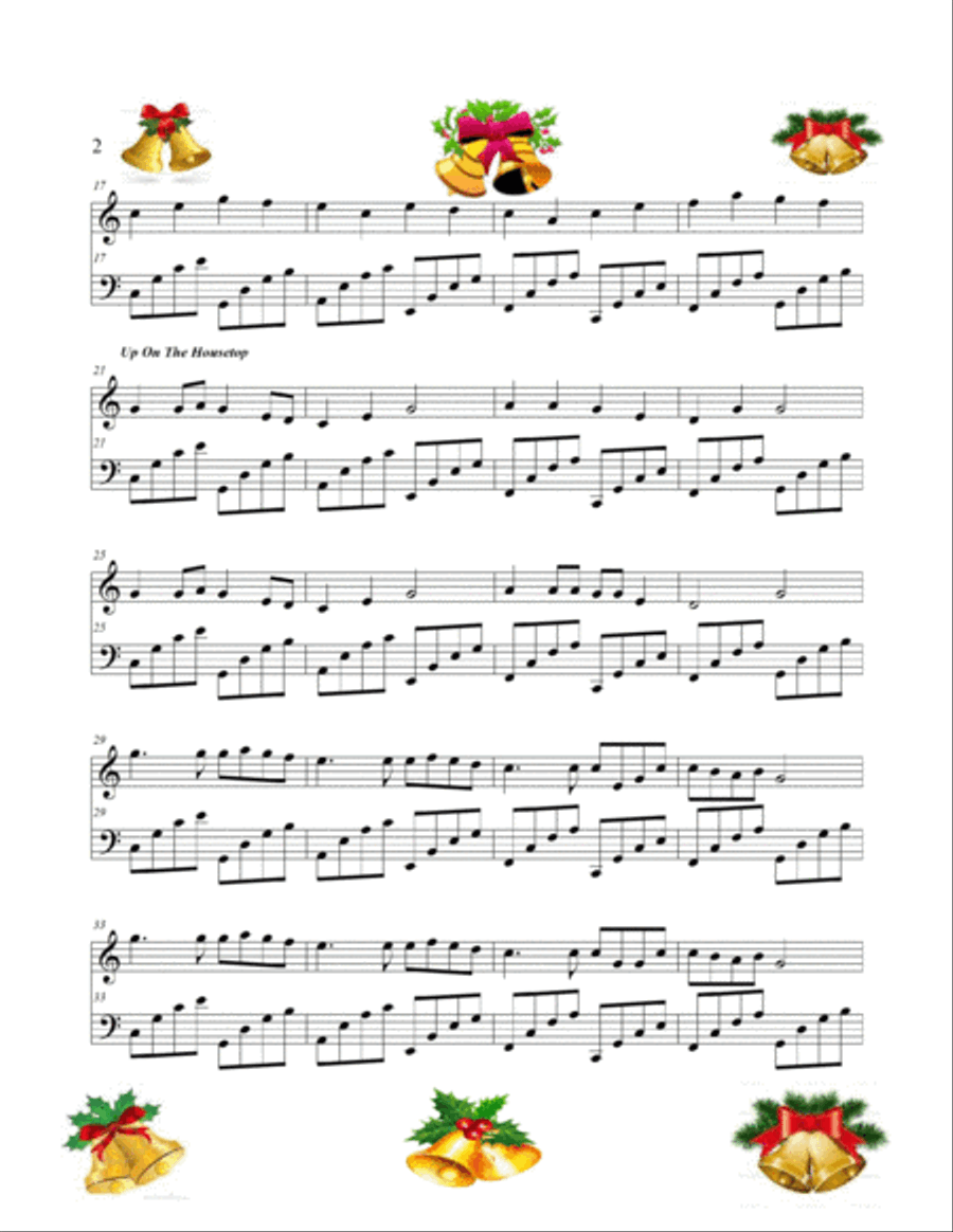 Pachelbel's Christmas Bells Piano Solo scores gallery preview page 3