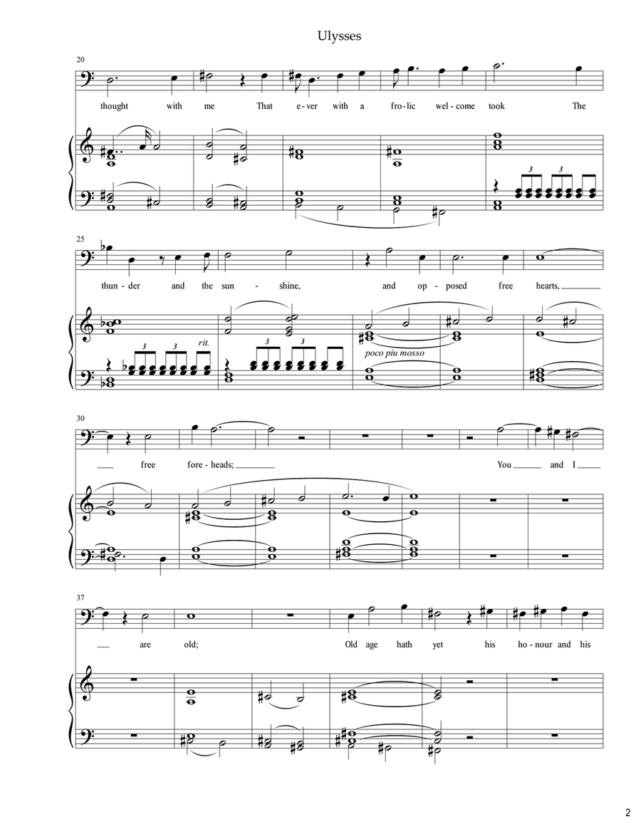 Ulysses Bass Voice scores gallery preview page 4